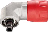 Metabowerke Winkeladapter 1/4\" 627261000 Art des Zubehörs sonstige, Zum leichteren Schrauben an schwer zugänglichen Stellen. Magnetische Bit-Aufnahme mit 1/4"  Sechskantschaft. Getriebe aus Spezialstahl. Für Rechts-/Linkslauf geeignet bis max. 28 N (627261000)