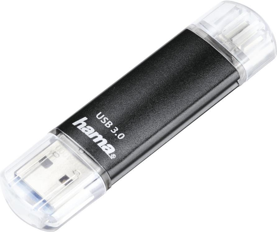 Hama Laeta Twin USB-Stick 32 GB USB Type-A / Micro-USB 3.2 Gen 1 (3.1 Gen 1) Schwarz (00181097)