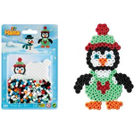 HAMA Bügelperlen midi "Pinguin", im Blister Durchmesser Bügelperle midi: 5,0 mm, inkl. Stiftplatte - 1 Stück (00004109)