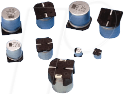 PANASONIC VF 470/63 K-J16 - Elko SMD, 470 uF, 63 V, 105°C, low ESR (EEVFK1J471M)