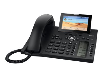 Snom D385N VoIP-Telefon Schwarz blau