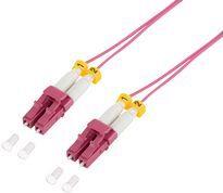 LogiLink OM4 Patchkabel LWL 0.5m violett extra dünn (FS4LC00)