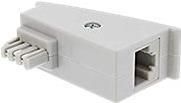 TAE-F Adapter TAE-F Stecker auf RJ45 Buchse (69949)