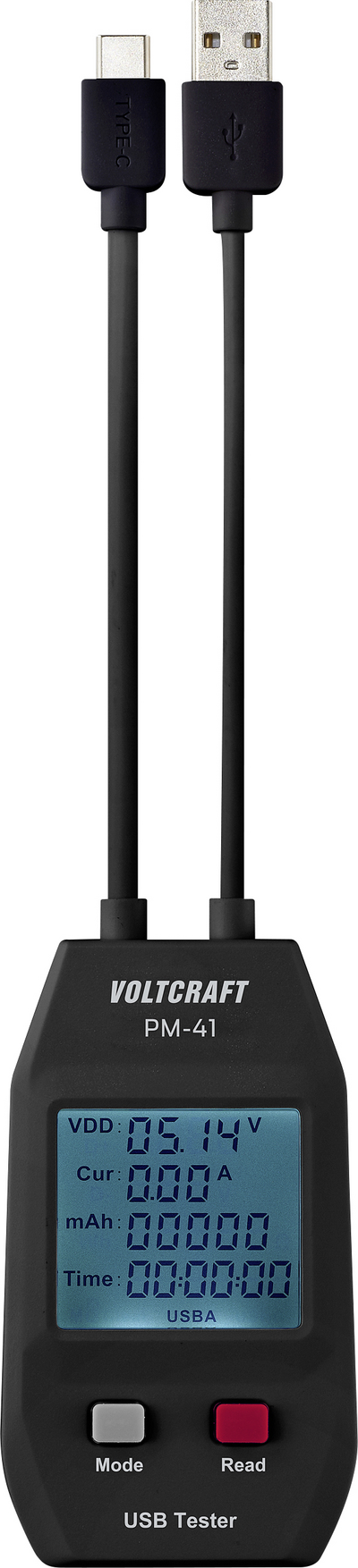 Voltcraft PM-41 USB Multimeter digital inkl. Prüfkabel (VC-11909305)