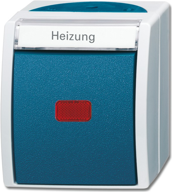 BUSCH-JAEGER Heizungsnotschalter 2601/2SKWNH-53 ocean Aus 2pol. mit Namensschild 2601/2SKWNH-53 (1085-0-1610)