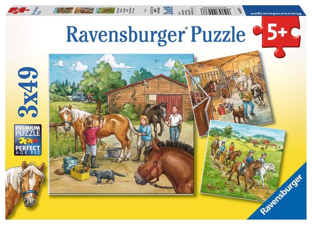 Ravensburger Kinderpuzzle - Mein Reiterhof (09237)