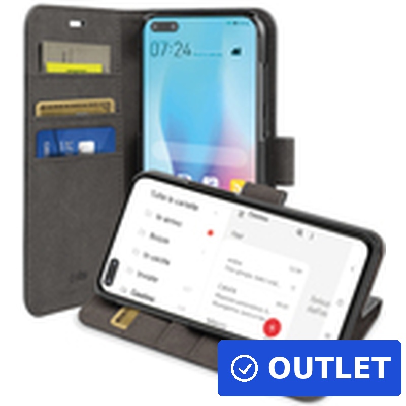 SBS TEBKWALHUP40K Handy-Schutzhülle 15,5 cm (6.1" ) Folio Schwarz für Huawei P40 (TEBKWALHUP40K) (B-Ware)