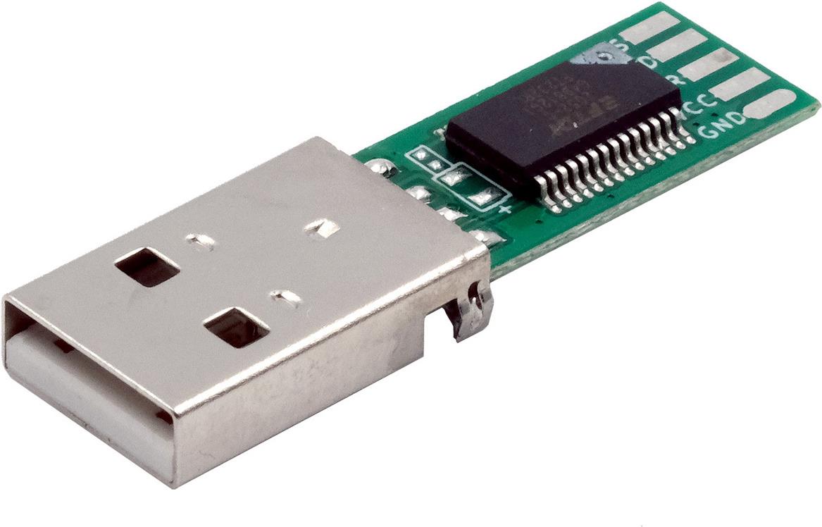 EXSYS GmbH USB zu 1S Seriell RS-232 Konverter-Board (FTDI Chipsatz) (EX-13101)