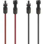 Hama Solarkabel Verlängerung für PV-Anlage, MC4, 4 mm², 2x 3 m, Rot u. Schwarz (00223901)