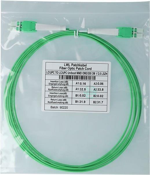 BlueOptics SFP8181GU5MK Glasfaserkabel 5 m LC OM5 Grün (SFP8181GU5MK)