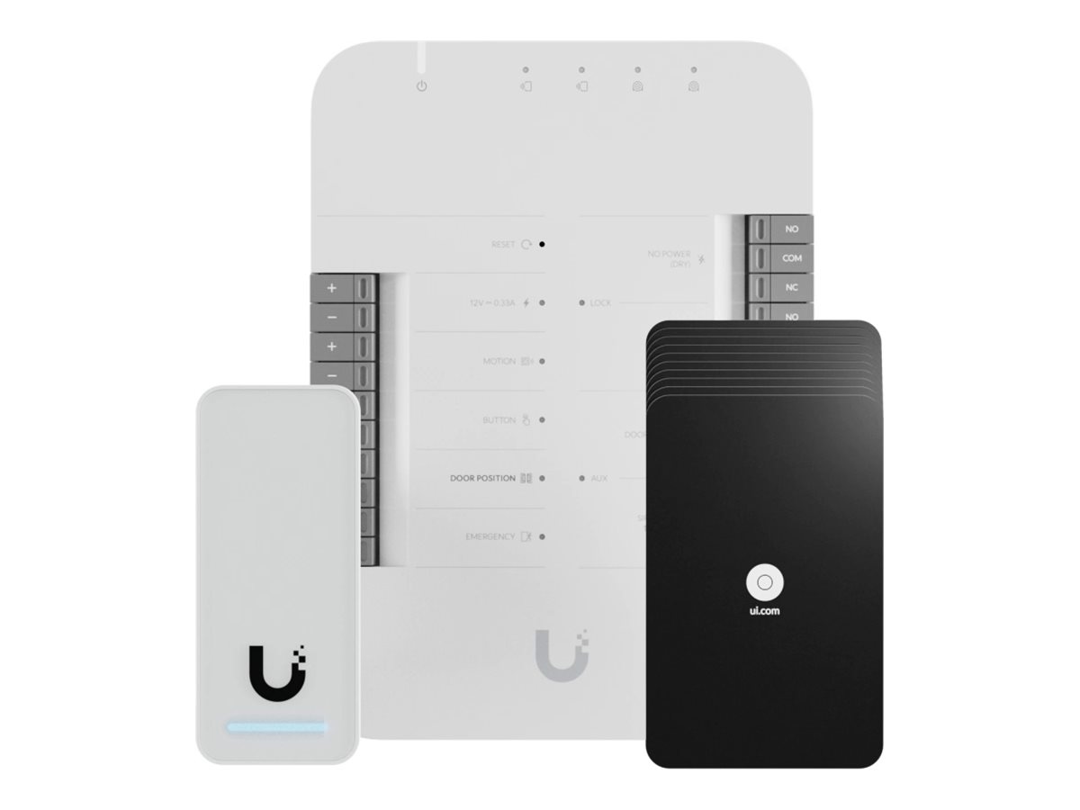Ubiquiti UniFi G2 Starter Kit Zugangskontrollgerät Kabelgebunden Schwarz, Silber