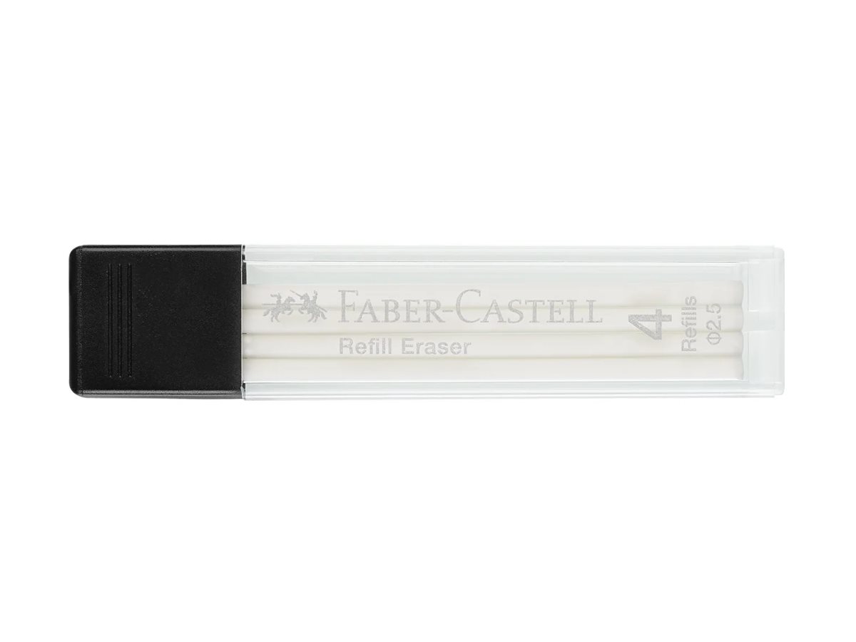 FABER-CASTELL Ersatzradierer für Precision Eraser Pen 2,5 mm Weiß