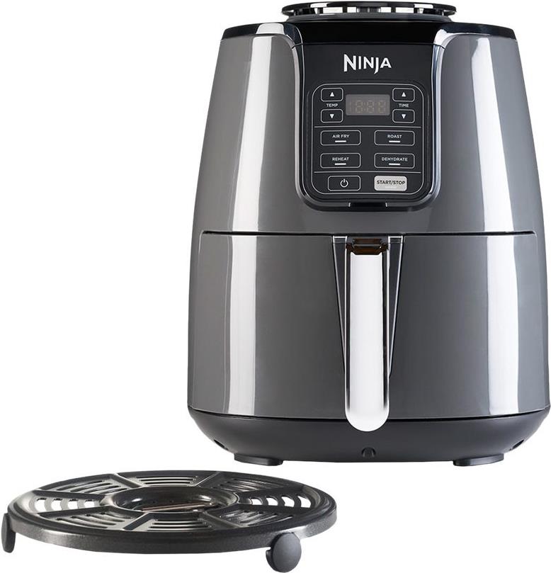 Ninja Foodi AF100EU Heißluftfritteuse 3,8 L 1550 W Schwarz/Silber