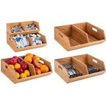 APS Buffetbox, 2 Fächer, 350 x 310 x 125 mm, eiche natur aus Eichenholz geölt, 2 Fächer mit Griffmulden, - 1 Stück (11729)