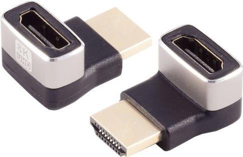 S-Conn 10-01051 Kabeladapter HDMI-A Schwarz - Silber (10-01051)