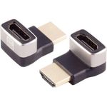 S-Conn 10-01051 Kabeladapter HDMI-A Schwarz - Silber (10-01051)