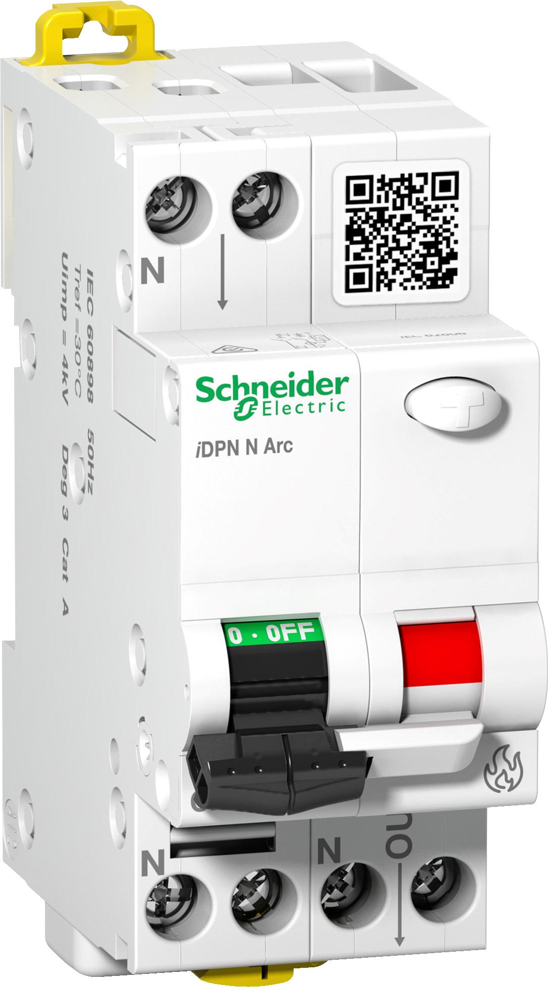 Schneider Electric Brandschutzschalter + LS, iDPN N Arc, 2 Pole, 13A, B, 6kA (A9FDB7613)