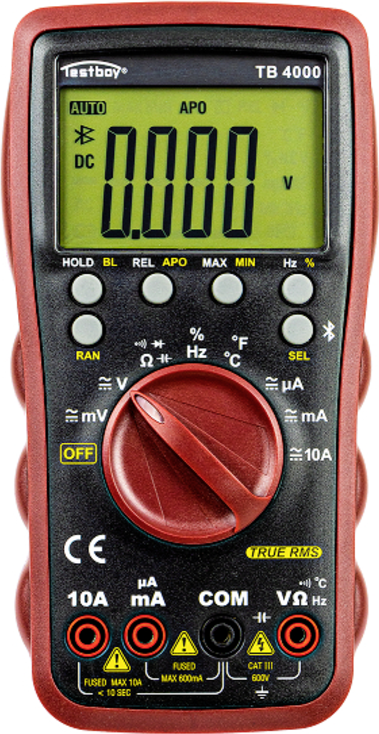 Testboy TB 4000 Hand-Multimeter digital CAT III 600 V (61412000)