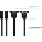 Alcasa UK30P-AEA-020S USB Kabel 2 m USB 3.2 Gen 1 (3.1 Gen 1) USB A Schwarz (UK30P-AEA-020S)
