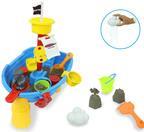 Jamara Sand- und Wasserspieltisch Pirat Jack 21 Teile (460570)