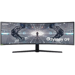 Samsung Odyssey G9 C49G94TSSR - QLED-Monitor - gebogen - 124 cm (49") - 5120 x 1440 Dual Quad HD @ 240 Hz - VA - 420 cd/m² - 2500:1 - 1 ms - HDMI, 2xDisplayPort - Schwarz, weiß [Energieklasse G]