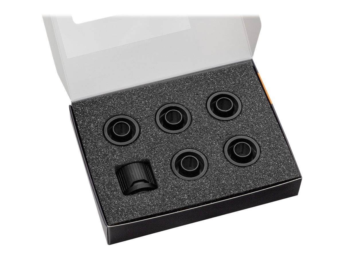 EK Water Blocks EK-Quantum Torque STC 10/13 Anschluss-Set 6er-Pack für 10/13 mm Soft-Tubing Black Nickel