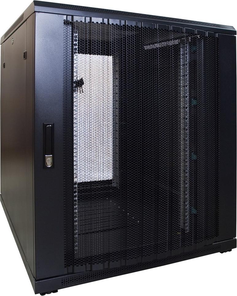 DSIT 12 HE, kleiner Serverschrank, mit perforierter Fronttür (BxTxH) 800 x 1200 x 720 mm (DS8212PP)