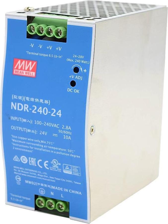 Ernitec ELECTRA-PWR-240-24 DIN-Rail Netzteil 24V 10A 240W Blau