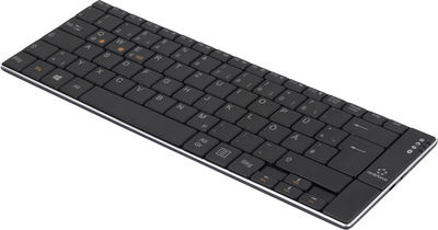 Renkforce Bluetooth-Tastatur RF-DS-SLIMBT Schwarz Wiederaufladbar (1583219)