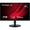 ViewSonic VG2408A - LED-Monitor - 61 cm (24") (23.8" sichtbar) - 1920 x 1080 Full HD (1080p) @ 100 Hz - IPS - 250 cd/m² - 1300:1 - 5 ms - HDMI, VGA, DisplayPort - Lautsprecher (VG2408A)