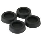 InLine Gummi-Füße für PC Gehäuse - black (59909B)