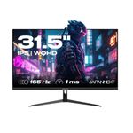 JAPANNEXT WQHD Gaming Monitor 80 cm (31,5") 2560x1440 Pixel,IPS Panel, 1 ms, 165 Hz, AMD FreeSync, HDMI, DisplayPort (JN-IPS315WQHD165F)