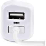 StarTech.com Zigarettenanzünder USB Ladegerät mit Lightning Spiralkabel (USBLT2PCARW2)