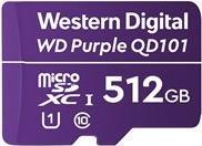 WD Purple SC QD101 WDD512G1P0C Flash Speicherkarte 512 GB UHS I U1 Class10 microSDXC UHS I lila  - Onlineshop JACOB Elektronik