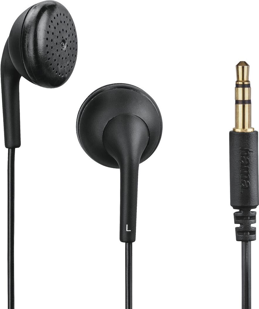 Hama Kopfhörer Bubbly, Earbuds, Schwarz (00184191)