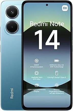 Xiaomi Redmi Note 14 6/128GB Ocean Blue - 6.67" AMOLED 120Hz Smartphone (61653)
