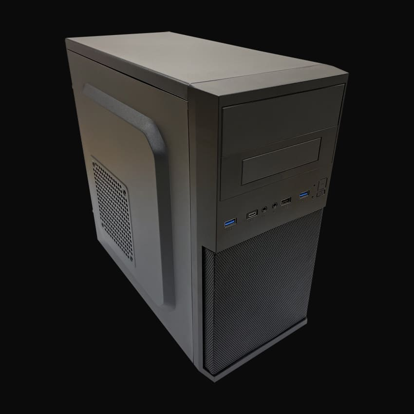 LC-Power 2004MB-V3 Micro-Tower Gehäuse Micro-ATX/Mini-ITX Schwarz