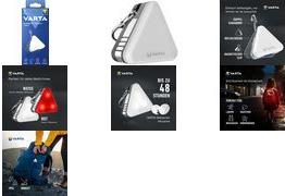 Varta Mini-Taschenlampe, IP54 (staub- und spritzwassergeschützt), 5m Leuchtweite, 25 Lumen max., 15 Stunden Batterielebensdauer, Stromversorgung: 2 x Knopfzelle CR 2032, inklusive Batterien (16621101121)