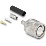 Delock TNC Stecker zum Crimpen RG-174 RG-316mit passendem Schrumpfschlauch (91761)