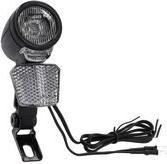 FISCHER Dynamo LED-Frontlicht, 40 Lux mit integriertem Reflektor, spritzwassergeschütztes - 1 Stück (65881)