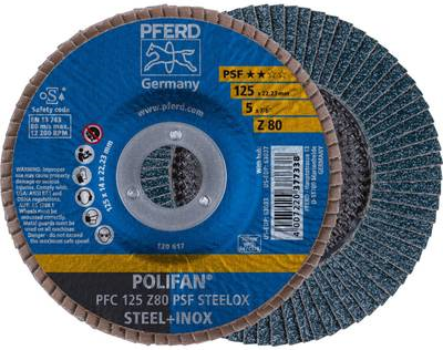 PFERD PFC 125 Z 80 PSF STEELOX Rotierendes Schleifwerkzeug Zubehör Metall (67768125)