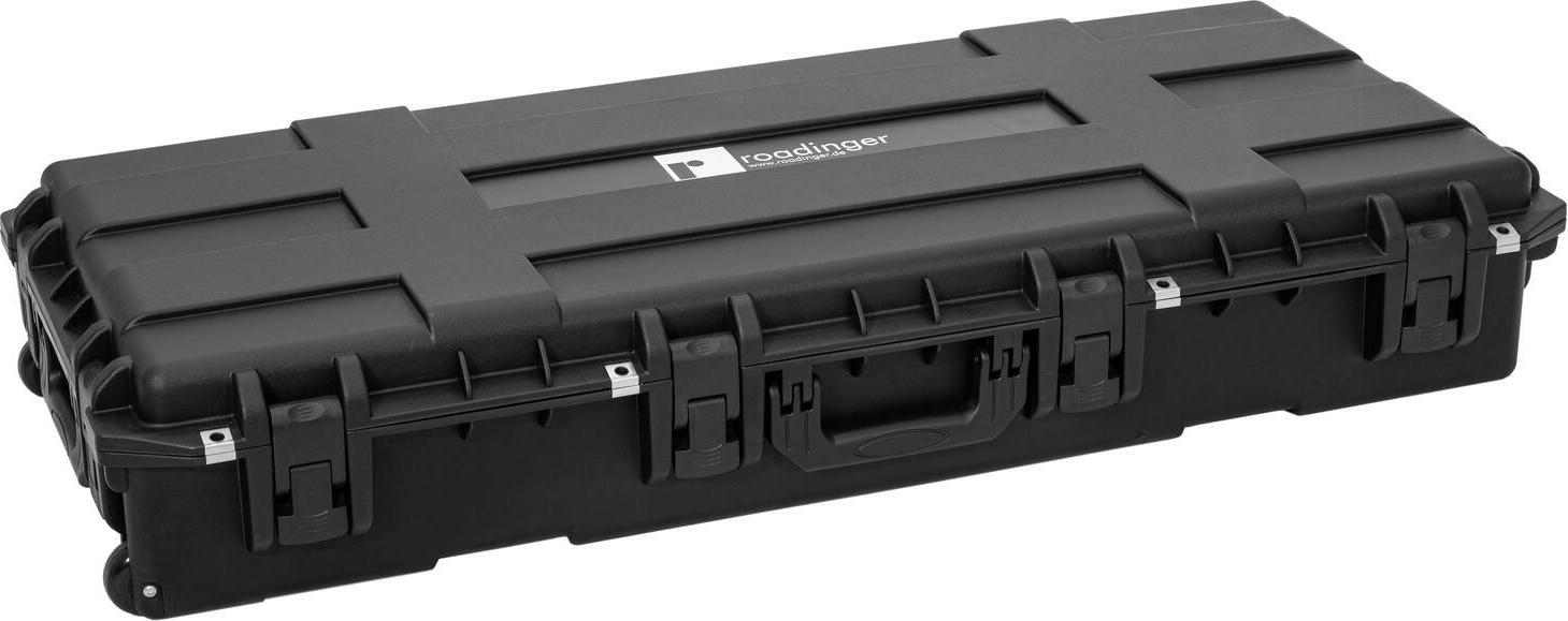 ROADINGER Kunststoffcase für 4x AKKU IP Pixel Tube 360° CRMX - Trolley 117 cm Schwarz