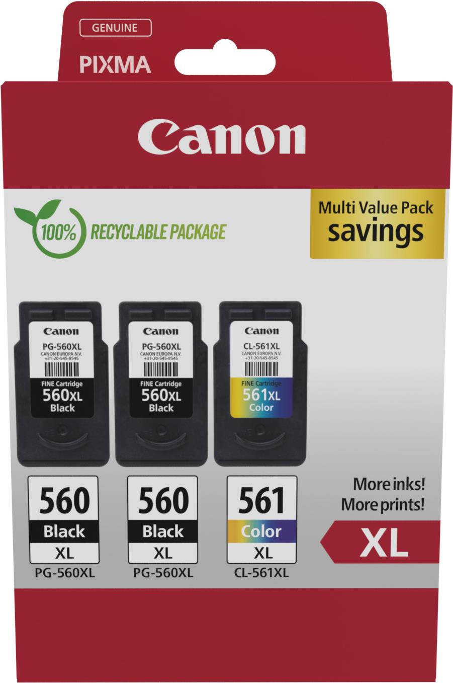Canon PG-560XL x2/CL-561XL Triple Pack (3712C009)