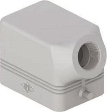 ILME Tüllengehäuse Gr.44.27 MHO 06 L25 Alu 2Bolzen 1xM25 seitlich 1 (MHO06L25)