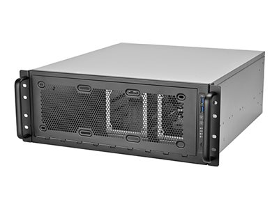 SilverStone RM45-360 4U Rackmount-Gehäuse SSI EEB Schwarz, Grau