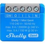 Shelly · Unterputz·""1 Mini Gen4""· 2er Pack· Relais· max 8A· 1 Kanal· WLAN· Matter (Shelly_1_Mini_Gen4_2er)