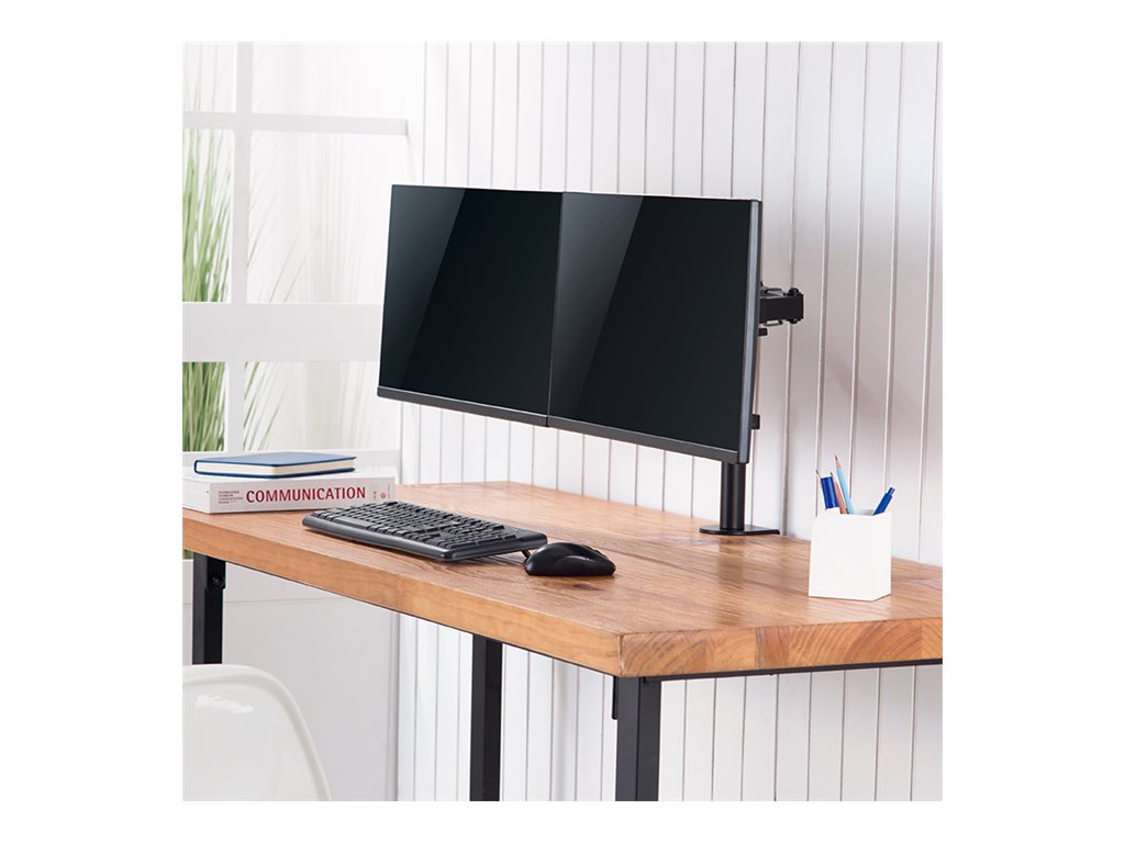 LogiLink BP0098 Tischhalterung 17"-32" für 2 LCD-Displays max. 8 kg Schwarz
