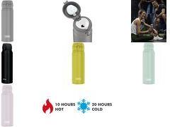 THERMOS Isolier-Trinkflasche Ultralight, 0,75 l, leuchtgrün schlag- und bruchfester Edelstahl, Körper aus doppelwandigem - 1 Stück (4035.356.075)