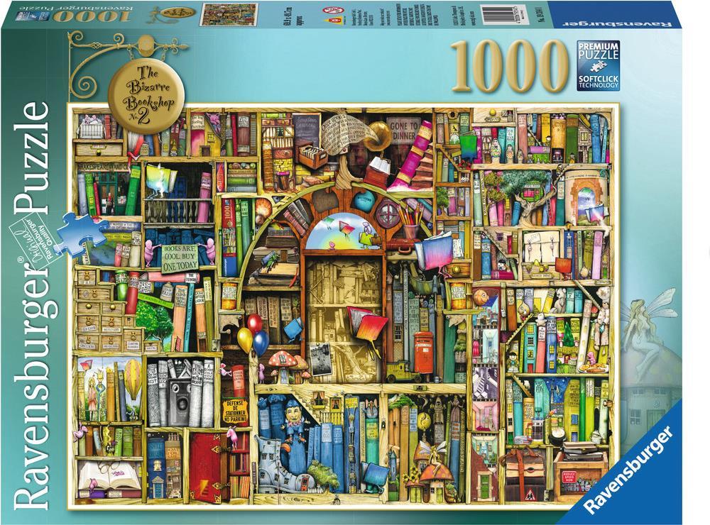 Ravensburger Colin Thompson - The Bizarre Bookshop Puzzlespiel 1000 Stück(e) Kunst (10219314)