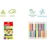 Kores KOLORES DUO JUMBO Buntstifte farbsortiert 12 St. (93252)